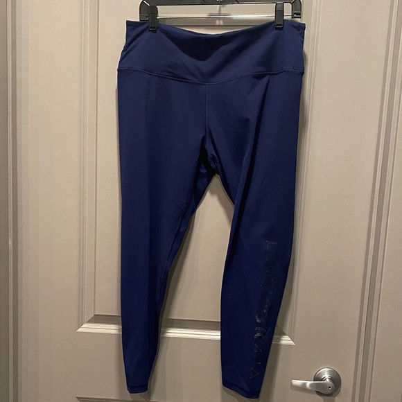 Victoria’s Secret Sport Knockout Leggings XL Royal Blue - Picture 1 of 7